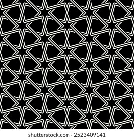 Repeating Geometric patterns of Graphic design. Seamless pattern of Printable vector. Interlocking knots cover banner layout designs.