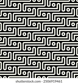 Repeating Geometric patterns of Modern Lines. Seamless pattern background of printable vector Art.