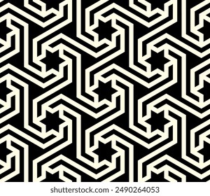 Repeating Geometric patterns of printable vector. Artistic Lines Art repeated pattern background.