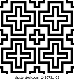 Repeating Geometric patterns of printable vector. Artistic stencil Art repeated pattern background.