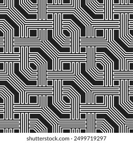 Repeating Geometric patterns of printable vector Art. Artistic Seamless pattern background.