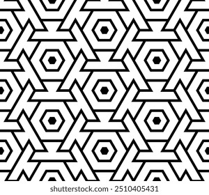 Repeating Geometric patterns of printable vector Art. Graphic design of Seamless pattern background.