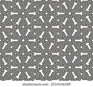 Repeating Geometric patterns of printable vector Art. Graphic design of Seamless pattern background.