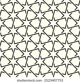 Repeating Geometric patterns of printable vector Art. Graphic design of Seamless pattern cover background. Interlocking knots banner backdrop layout designs.