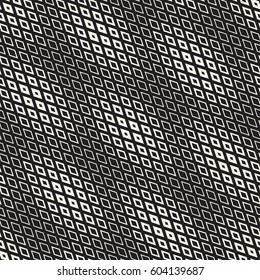 Repeating Geometric Rectangle Tiles. Stylish Monochrome Lattice. Vector Seamless Pattern. 