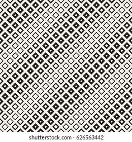 Repeating Geometric Rectangle Tiles. Stylish Monochrome Lattice. Vector Seamless Pattern. 