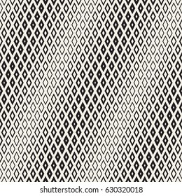 Repeating Geometric Rectangle Tiles. Stylish Monochrome Lattice. Vector Seamless Pattern. 