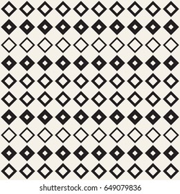 Repeating Geometric Rectangle Tiles. Stylish Monochrome Lattice. Vector Seamless Pattern. 