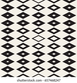 Repeating Geometric Rectangle Tiles. Stylish Monochrome Lattice. Vector Seamless Pattern. 