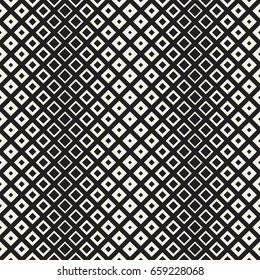 Repeating Geometric Rectangle Tiles. Stylish Monochrome Lattice. Vector Seamless Pattern. 