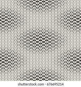 Repeating Geometric Rectangle Tiles. Stylish Monochrome Lattice. Vector Seamless Pattern. 