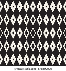 Repeating Geometric Rectangle Tiles. Stylish Monochrome Lattice. Vector Seamless Pattern. 