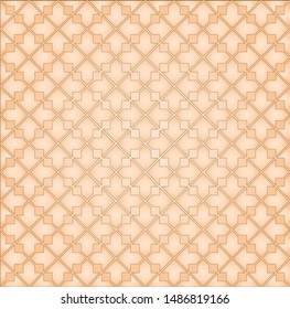 Repeating geometric shapes Abstract seamless pattern