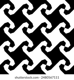 Repeating Geometric shapes pattern. Hexagon lines Seamless patterns of Artistic design vector.