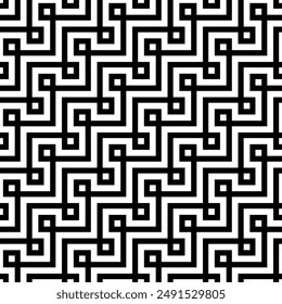 Repeating Geometric stencil patterns of vector. Artistic shapes Seamless pattern of background.