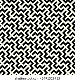 Repeating Geometric stencil patterns of vector. Artistic shapes Seamless pattern of background.