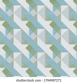 Repeating Geometric Stripe Pattern --
Neutral Color Theme -  Vector Illustration -- Global Colors saved with Pattern Swatches