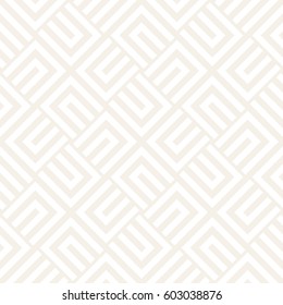 Repeating Geometric Stripes Tiling. Ornamental Stylish Texture. Vector Seamless Monochrome Subtle Pattern