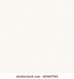 Repeating Geometric Stripes Tiling. Ornamental Stylish Texture. Vector Seamless Monochrome Subtle Pattern