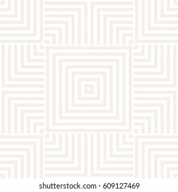 Repeating Geometric Stripes Tiling. Vector Seamless Monochrome Subtle Pattern