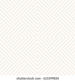 Repeating Geometric Stripes Tiling. Vector Seamless Monochrome Subtle Pattern