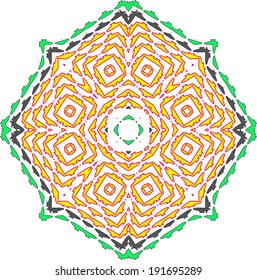 Repeating geometric tiles