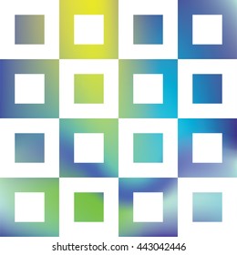 Repeating geometric tiles. Abstract paneling pattern. Seamless background. Stock vector.