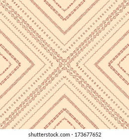 Repeating geometric tiles of rhombuses. Vector seamless pattern.
