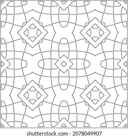 Repeating geometric tiles with stripe elements.retained white elements to easily change the color of the inside of the black patterns. 