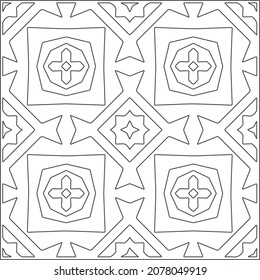 Repeating geometric tiles with stripe elements.retained white elements to easily change the color of the inside of the black patterns. 