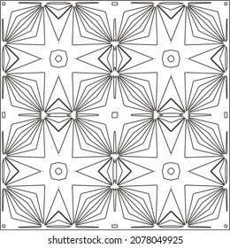 Repeating geometric tiles with stripe elements.retained white elements to easily change the color of the inside of the black patterns. 