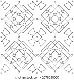 Repeating geometric tiles with stripe elements.retained white elements to easily change the color of the inside of the black patterns. 