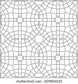 Repeating geometric tiles with stripe elements.retained white elements to easily change the color of the inside of the black patterns. 