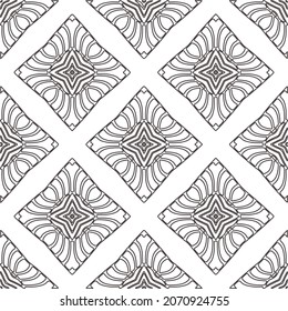 Repeating geometric tiles from striped elements.Modern geometric background with abstract shapes.Monochromatic Repeating Patterns.abstract texture.black and white striped ornament for design.