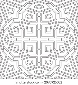 Repeating geometric tiles from striped elements.Modern geometric background with abstract shapes.Monochromatic Repeating Patterns.abstract texture.black and white striped ornament for design.