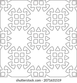 Repeating geometric tiles from striped elements.Modern geometric background with abstract shapes.Monochromatic Repeating Patterns.abstract texture.black and white striped ornament for design.