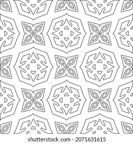 Repeating geometric tiles from striped elements.Modern geometric background with abstract shapes.Monochromatic Repeating Patterns.abstract texture.black and white striped ornament for design.