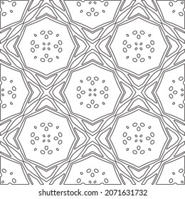 Repeating geometric tiles from striped elements.Modern geometric background with abstract shapes.Monochromatic Repeating Patterns.abstract texture.black and white striped ornament for design.