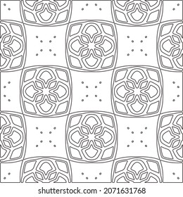 Wiederholt geometrische Fliesen aus gestreiften Elementen.Moderner geometrischer Hintergrund mit abstrakten Formen.Monochromatische Wiederholung Muster.abstrakte Textur.Schwarz-Weiß gestreifte Ornamente für Design.