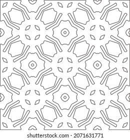 Repeating geometric tiles from striped elements.Modern geometric background with abstract shapes.Monochromatic Repeating Patterns.abstract texture.black and white striped ornament for design.