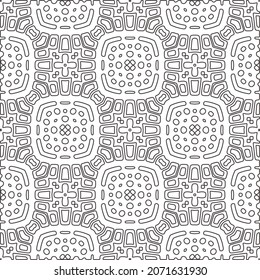 Repeating geometric tiles from striped elements.Modern geometric background with abstract shapes.Monochromatic Repeating Patterns.abstract texture.black and white striped ornament for design.