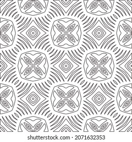 Repeating geometric tiles from striped elements.Modern geometric background with abstract shapes.Monochromatic Repeating Patterns.abstract texture.black and white striped ornament for design.