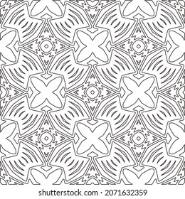 Repeating geometric tiles from striped elements.Modern geometric background with abstract shapes.Monochromatic Repeating Patterns.abstract texture.black and white striped ornament for design.
