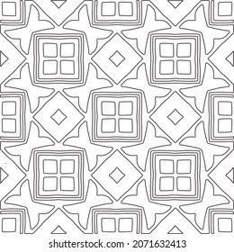 Repeating geometric tiles from striped elements.Modern geometric background with abstract shapes.Monochromatic Repeating Patterns.abstract texture.black and white striped ornament for design.