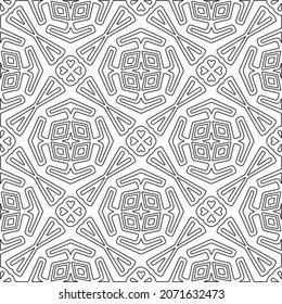 Repeating geometric tiles from striped elements.Modern geometric background with abstract shapes.Monochromatic Repeating Patterns.abstract texture.black and white striped ornament for design.