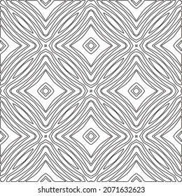 Repeating geometric tiles from striped elements.Modern geometric background with abstract shapes.Monochromatic Repeating Patterns.abstract texture.black and white striped ornament for design.