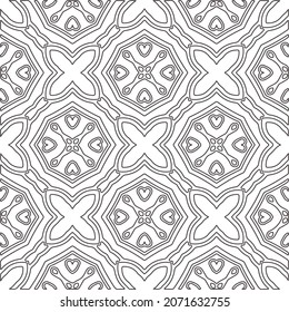 Repeating geometric tiles from striped elements.Modern geometric background with abstract shapes.Monochromatic Repeating Patterns.abstract texture.black and white striped ornament for design.