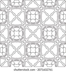 Repeating geometric tiles from striped elements.Modern geometric background with abstract shapes.Monochromatic Repeating Patterns.abstract texture.black and white striped ornament for design.