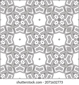 Repeating geometric tiles from striped elements.Modern geometric background with abstract shapes.Monochromatic Repeating Patterns.abstract texture.black and white striped ornament for design.
