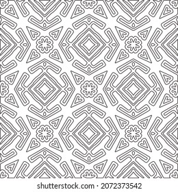 Repeating geometric tiles from striped elements.Modern geometric background with abstract shapes.Monochromatic Repeating Patterns.abstract texture.black and white striped ornament for design.